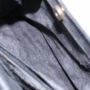 GUCCI Bamboo Hand Bag Suede Leather Black Gold 002 1186 0260 Auth ep10501-22