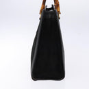 GUCCI Bamboo Hand Bag Suede Leather Black Gold 002 1186 0260 Auth ep10501-5