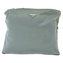 PRADA Shoulder Bag Nylon Light Blue Silver Auth ep10502-13