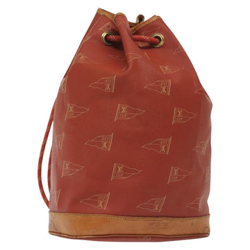 LOUIS VUITTON LV cup Saint Tropez Shoulder Bag Red M80026 LV Auth ep10503