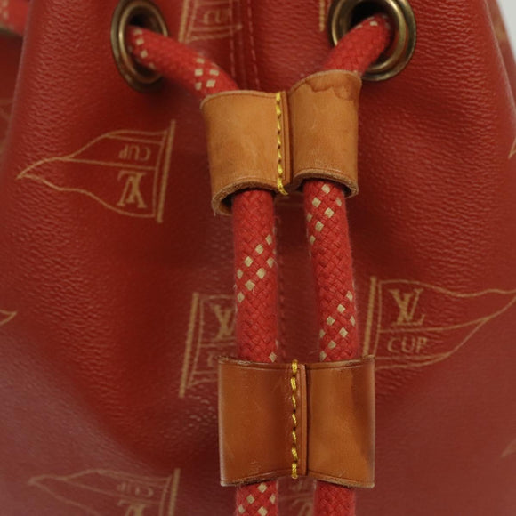 LOUIS VUITTON LV cup Saint Tropez Shoulder Bag Red M80026 LV Auth ep10503