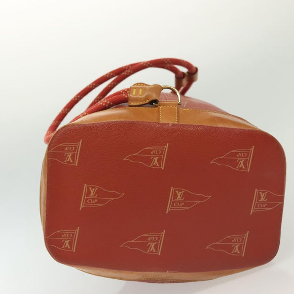 LOUIS VUITTON LV cup Saint Tropez Shoulder Bag Red M80026 LV Auth ep10503