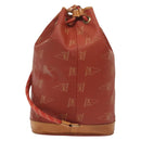 LOUIS VUITTON LV cup Saint Tropez Shoulder Bag Red M80026 LV Auth ep10503-2