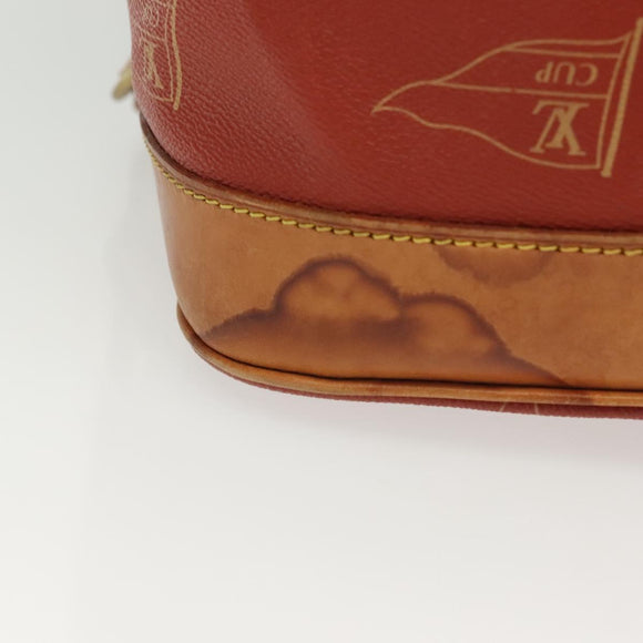 LOUIS VUITTON LV cup Saint Tropez Shoulder Bag Red M80026 LV Auth ep10503