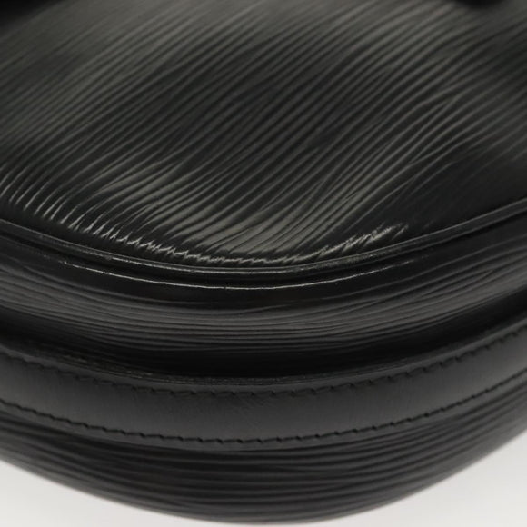 LOUIS VUITTON Epi Jeune Fille MM Shoulder Bag Black M52152 LV Auth ep10520