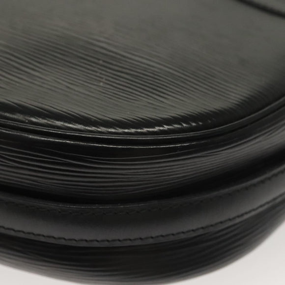 LOUIS VUITTON Epi Jeune Fille MM Shoulder Bag Black M52152 LV Auth ep10520