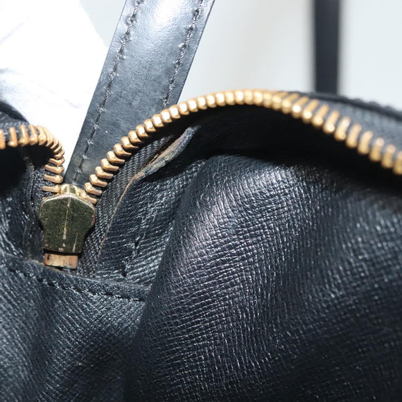 LOUIS VUITTON Epi Jeune Fille MM Shoulder Bag Black M52152 LV Auth ep10520