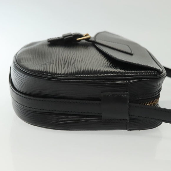 LOUIS VUITTON Epi Jeune Fille MM Shoulder Bag Black M52152 LV Auth ep10520