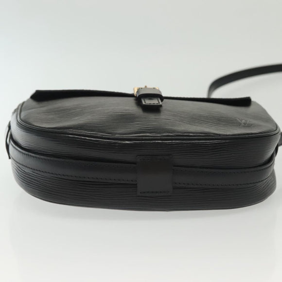 LOUIS VUITTON Epi Jeune Fille MM Shoulder Bag Black M52152 LV Auth ep10520