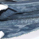 GUCCI GG Supreme Shoulder Bag PVC Navy Gold Auth ep10523-10