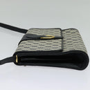 GUCCI GG Supreme Shoulder Bag PVC Navy Gold Auth ep10523-3