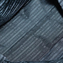 PRADA Tote Bag Leather 2way Black Silver Auth ep10526-11