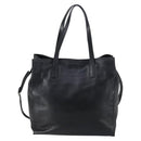 PRADA Tote Bag Leather 2way Black Silver Auth ep10526-2