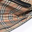 Burberrys Shoulder Bag Leather Gold Black Auth ep10528-18