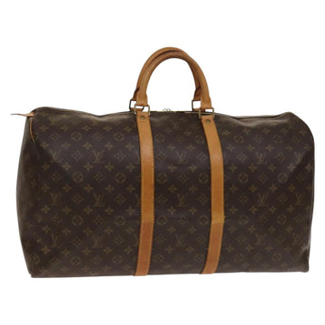 LOUIS VUITTON Monogram Keepall 55 Boston Bag M41424 LV Auth ep10530