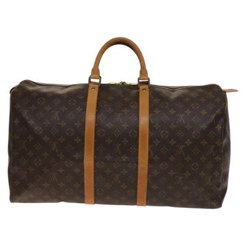 LOUIS VUITTON Monogram Keepall 55 Boston Bag M41424 LV Auth ep10530 - 0