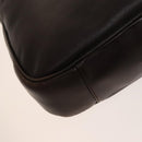 GUCCI Bamboo Hand Bag Leather 2way Brown Gold Auth ep10532-15