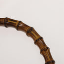 GUCCI Bamboo Hand Bag Leather 2way Brown Gold Auth ep10532-14