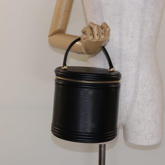 LOUIS VUITTON Epi Cannes Hand Bag Black M48032 LV Auth ep10533