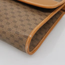 GUCCI Micro GG Supreme Shoulder Bag PVC Beige Gold 004 58 0264 Auth ep10535-9