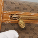 GUCCI Micro GG Supreme Shoulder Bag PVC Beige Gold 004 58 0264 Auth ep10535-17