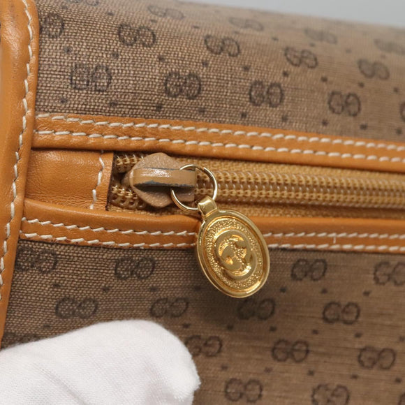 GUCCI Micro GG Supreme Shoulder Bag PVC Beige Gold 004 58 0264 Auth ep10535