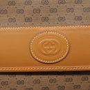 GUCCI Micro GG Supreme Shoulder Bag PVC Beige Gold 004 58 0264 Auth ep10535-18