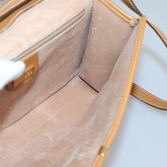 GUCCI Micro GG Supreme Shoulder Bag PVC Beige Gold 004 58 0264 Auth ep10535