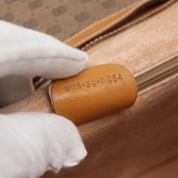 GUCCI Micro GG Supreme Shoulder Bag PVC Beige Gold 004 58 0264 Auth ep10535