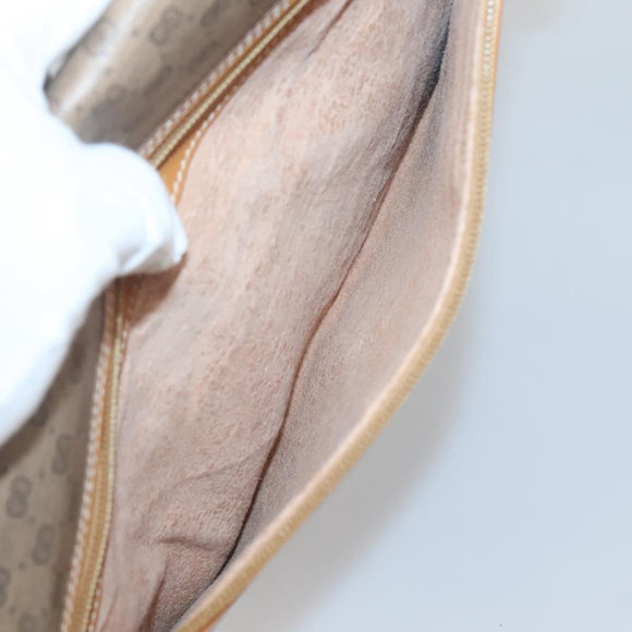 GUCCI Micro GG Supreme Shoulder Bag PVC Beige Gold 004 58 0264 Auth ep10535