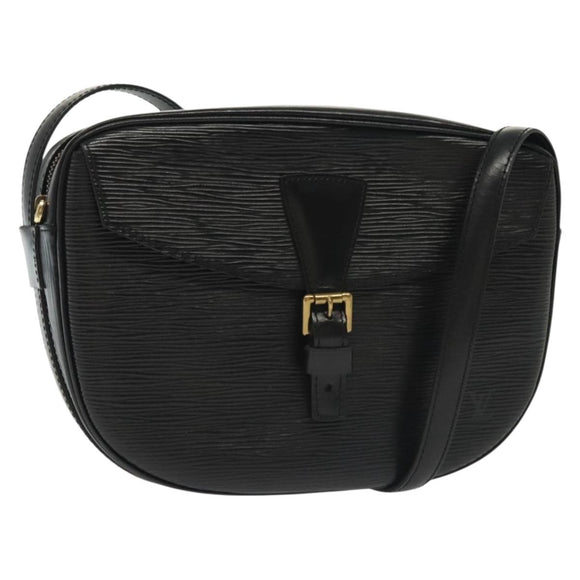 LOUIS VUITTON Epi Jeune Fille MM Shoulder Bag Black M52152 LV Auth ep10540