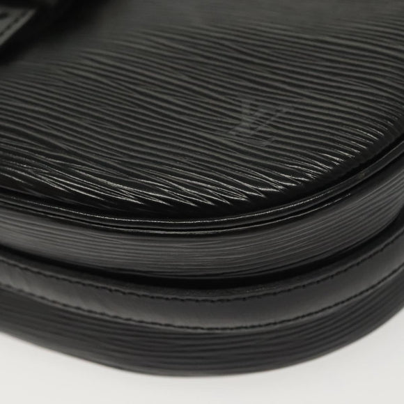 LOUIS VUITTON Epi Jeune Fille MM Shoulder Bag Black M52152 LV Auth ep10540