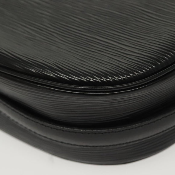 LOUIS VUITTON Epi Jeune Fille MM Shoulder Bag Black M52152 LV Auth ep10540