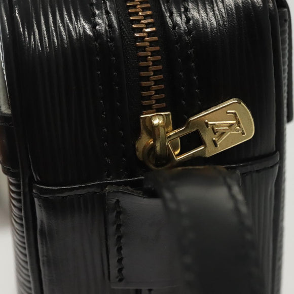 LOUIS VUITTON Epi Jeune Fille MM Shoulder Bag Black M52152 LV Auth ep10540