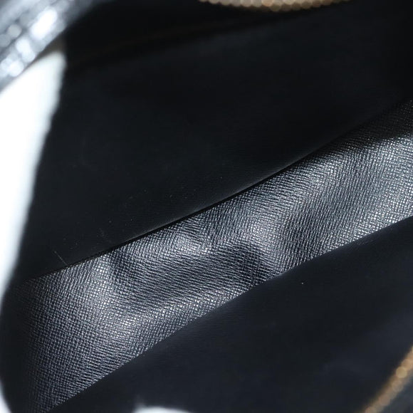 LOUIS VUITTON Epi Jeune Fille MM Shoulder Bag Black M52152 LV Auth ep10540