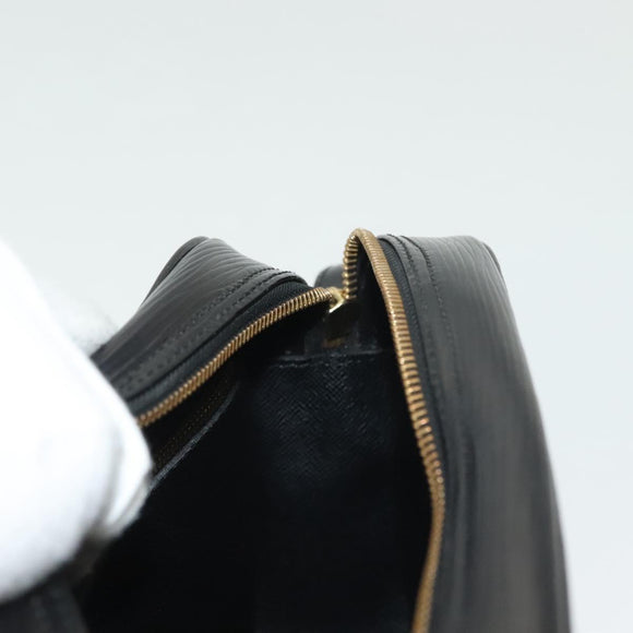 LOUIS VUITTON Epi Jeune Fille MM Shoulder Bag Black M52152 LV Auth ep10540