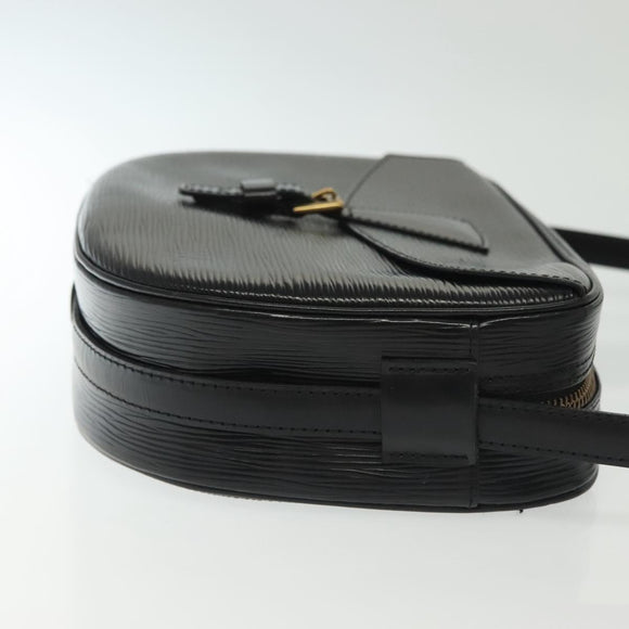 LOUIS VUITTON Epi Jeune Fille MM Shoulder Bag Black M52152 LV Auth ep10540