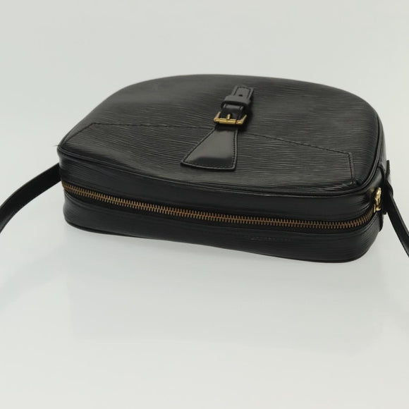 LOUIS VUITTON Epi Jeune Fille MM Shoulder Bag Black M52152 LV Auth ep10540