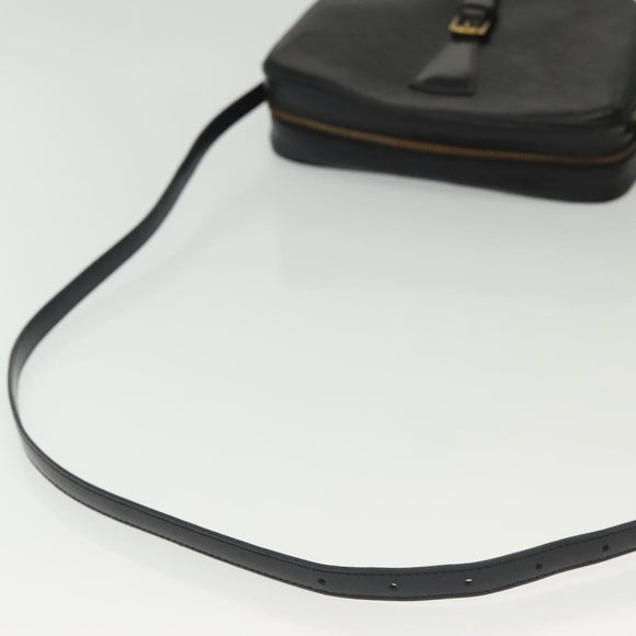 LOUIS VUITTON Epi Jeune Fille MM Shoulder Bag Black M52152 LV Auth ep10540