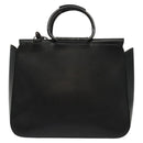 GUCCI Hand Bag Leather 2way Black 000 2058 0307 6 Auth ep10542-2