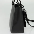 GUCCI Hand Bag Leather 2way Black 000 2058 0307 6 Auth ep10542-3