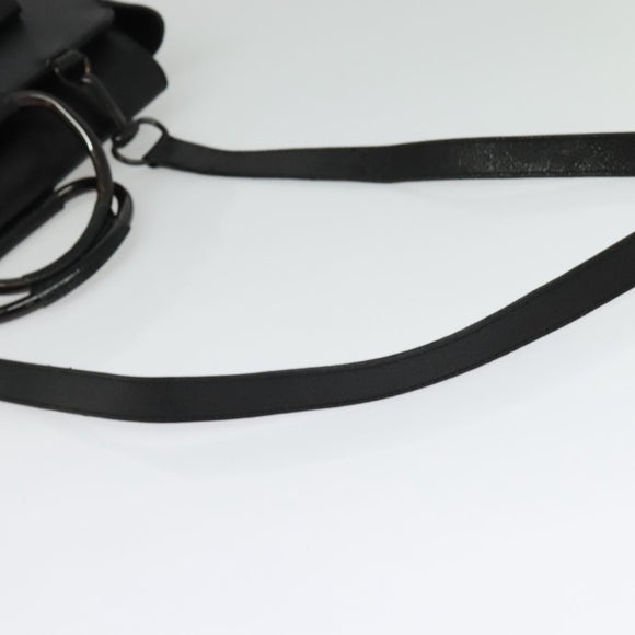 GUCCI Hand Bag Leather 2way Black 000 2058 0307 6 Auth ep10542