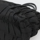 PRADA Tote Bag Nylon Black Silver Auth ep10543-9