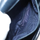 GUCCI Shoulder Bag Suede Navy Gold Auth ep10549-22