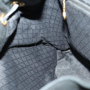 GUCCI Bamboo Backpack Suede Black Gold 003 2058 0016 Auth ep10550-23