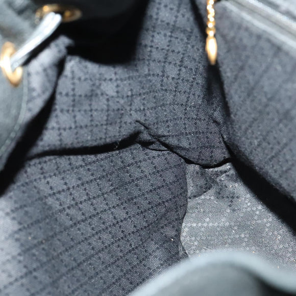 GUCCI Bamboo Backpack Suede Black Gold 003 2058 0016 Auth ep10550