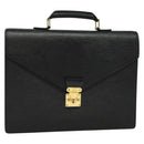 LOUIS VUITTON Epi Serviette Ambassador Business Bag Black M54412 LV Auth ep10554-1