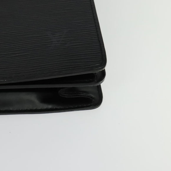 LOUIS VUITTON Epi Serviette Ambassador Business Bag Black M54412 LV Auth ep10554