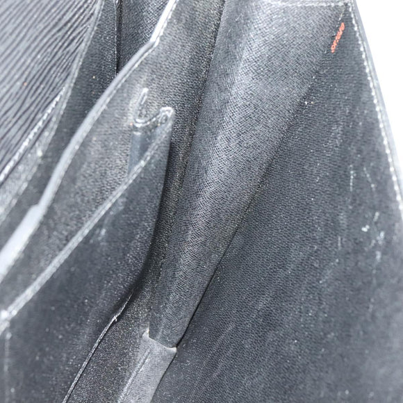 LOUIS VUITTON Epi Serviette Ambassador Business Bag Black M54412 LV Auth ep10554