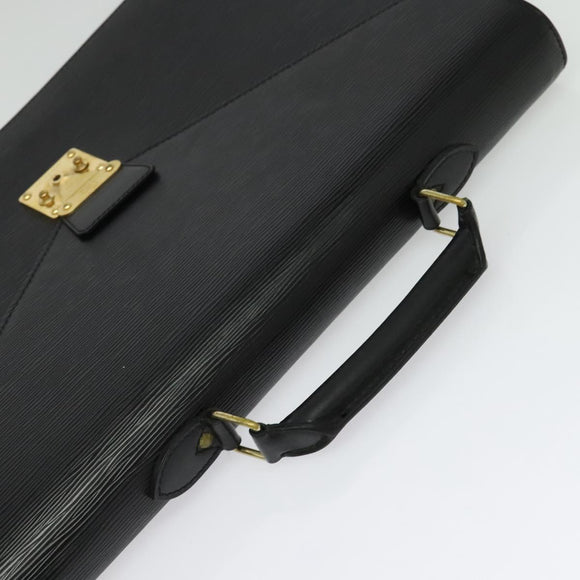 LOUIS VUITTON Epi Serviette Ambassador Business Bag Black M54412 LV Auth ep10554
